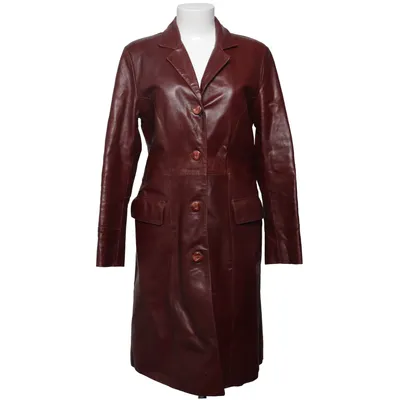 Leather coat (Brown) from Katia Leather