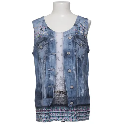 Top (Blau, Mehrfarbig) von Eli NewYork Elasthan, Polyester