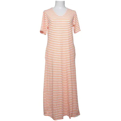 Maxikjole (Hvid, Orange) fra New Collection Bomuld, Elastan
