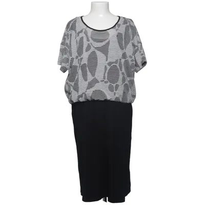 Robe (Noir, Blanc) de Brandtex Élasthane, Polyester, Viscose