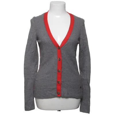 Cardigan (Grå, Rød) fra ESPRIT Angora, Bomuld, Polyamid, Viscose, Uld