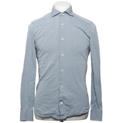 Shirt (Blauw) van Mazzarelli Katoen