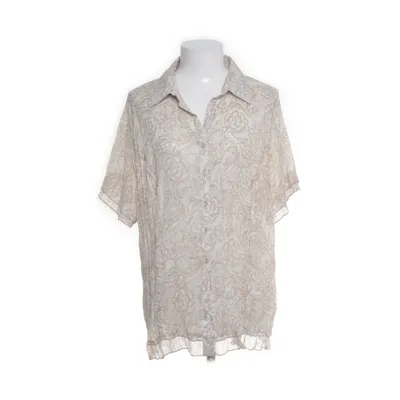 Kortärmad skjorta (Vit, Beige) från Basic Style