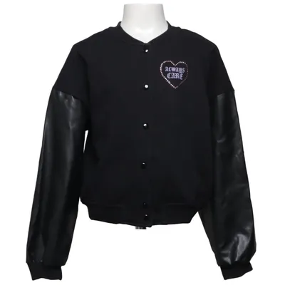 Collegejacka (Svart) från H&M Bomull, Polyester, Polyuretan