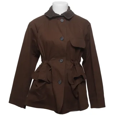 Safari jacket (Brown) from COS Cotton, Elastane, Suede