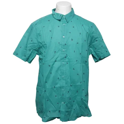 Short sleeve shirt (Green) from Bonprix Collection Cotton