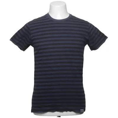 T-shirt (Blue, Black) from Mads Nørgaard Cotton