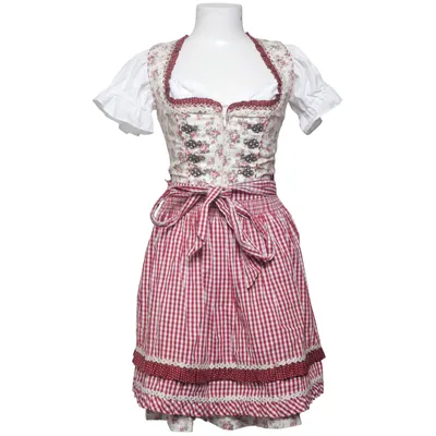 Dirndl (Red, White) from Krüger Madl Cotton, Polyester