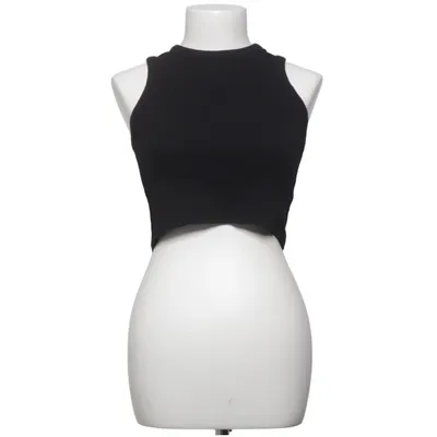 Crop top (Noir) de Misspap Coton, Élasthane