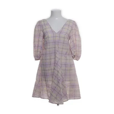 Klänning (Lila, Vit, Flerfärgad) från Ganni Ekologisk bomull, Polyamid, Återvunnen polyester