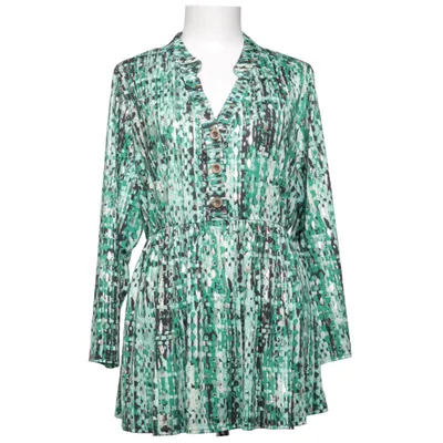 Blus (Grön, Flerfärgad) från Zanca Sonne Elastan, Polyester