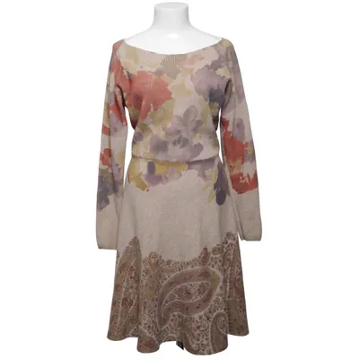 Dress (Beige, Multicolored) from Etro Cashmere, Wool