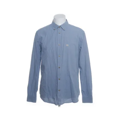 Buttondown-skjorta (Vit, Blå) från Wrangler Bomull