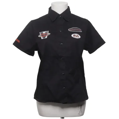 Kortärmad skjorta (Svart) från Harley Davidson Bomull, Elastan