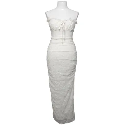 Maxi dress (White) from Gina Tricot Polyester