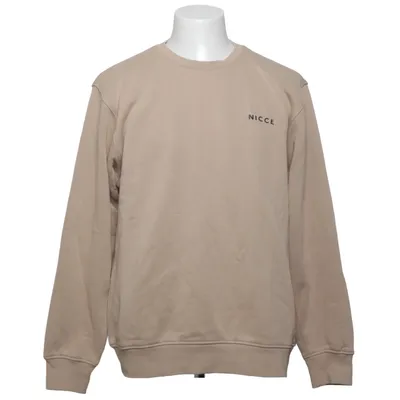Sweatshirt (Beige) de Nicce Coton, Polyester