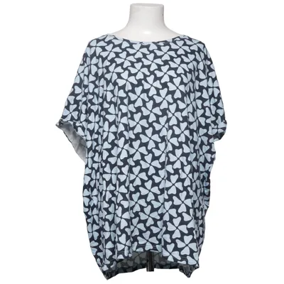 Top (Blue, White) from Benetti Elastane, Polyester, Viscose