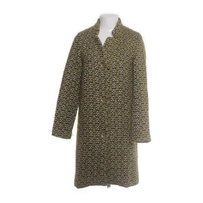 Coat (Green, Multicolored) from Surkana Wool, Polyester