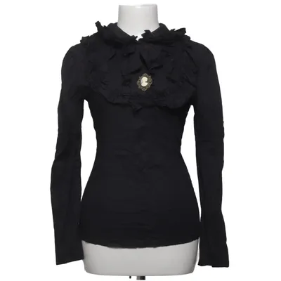 Blus (Svart) från Restyle Bomull, Elastan