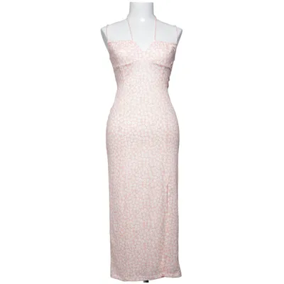 Klänning (Rosa, Vit) från Bershka Polyester