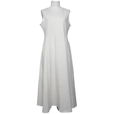 Maxi dress (White) from Uniqlo Recycled polyester