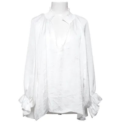 Blouse (White) from Branting Polyester