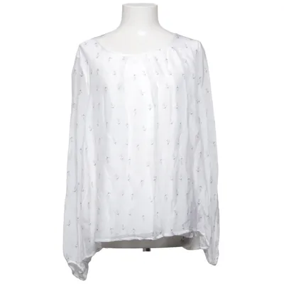 Blouse (Wit) van Anna Justper Zijde, Viscose