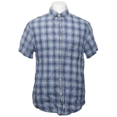 Chemise à manches courtes (Bleu, Blanc) de Mudo Collection