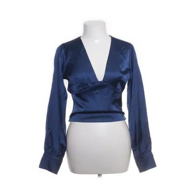 Blouse (Blue) from Abercrombie & Fitch Polyester, Viscose