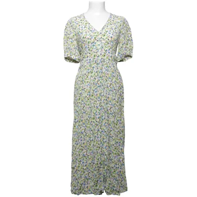 Klänning (Vit, Flerfärgad) från Indiska Viskos