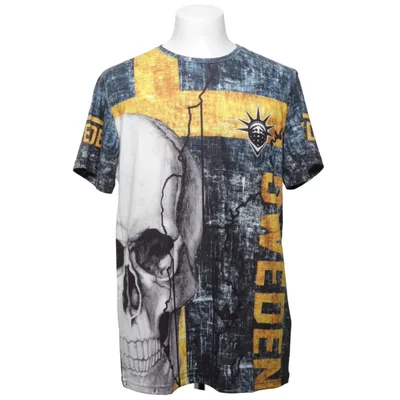 T-shirt (Svart, Gul, Flerfärgad) från Topstreetwear Elastan, Polyester