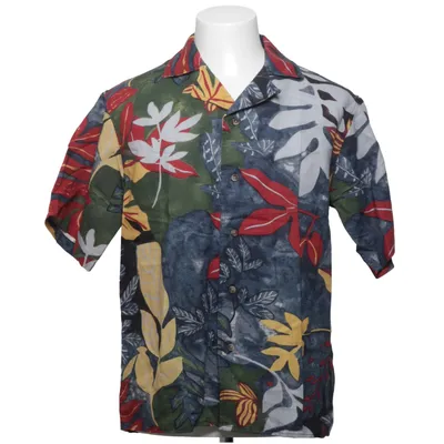 Chemise à manches courtes (Vert, Multicolore) de Gabba Coton, Lin