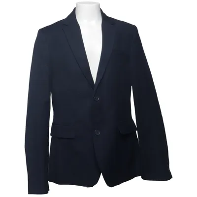 Blazer (Bleu) de H&M Polyester, Viscose, Laine