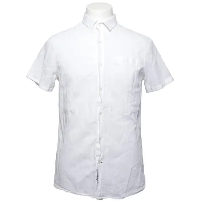Chemise à manches courtes (Blanc) de Knowledge Cotton Apparel Lyocell, Coton biologique