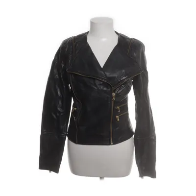 Biker jacket (Black) from Primeboots Leather, Polyester
