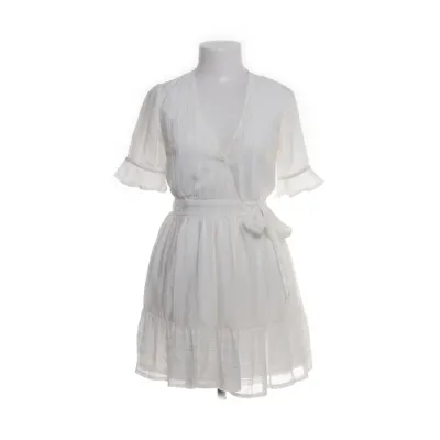 Wrap dress (White) from Polly Polyester