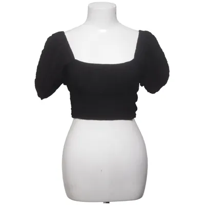Crop top (Noir) de Dilvin Woman Élasthane, Viscose