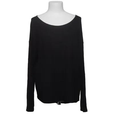 Langærmet t-shirt (Sort) fra Tahari Elastan, Modal