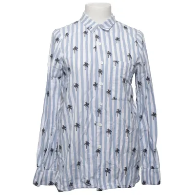 Chemise (Bleu, Blanc) de Raiine Coton