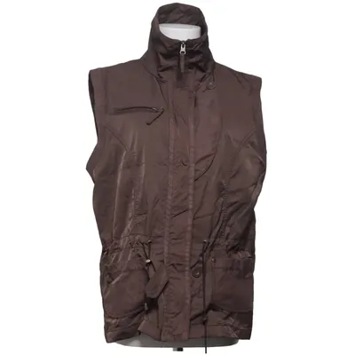 Gilet d'extérieur (Marron) de Gina Laura Polyamide, Polyester