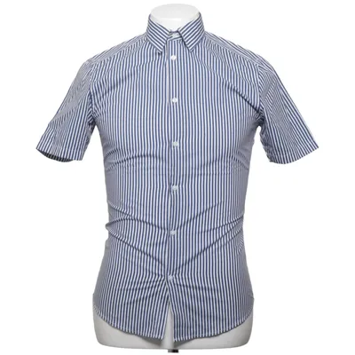 Kortärmad skjorta (Blå, Flerfärgad) från H&M Man Bomull, Polyester