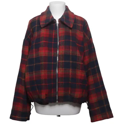 Jakke (Rød, Blå, Brun) fra Object Polyester