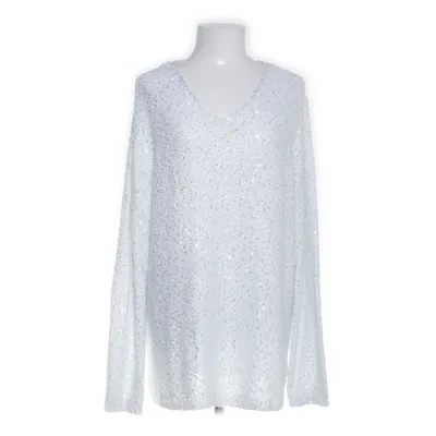 Pullover (White, Silver) from Canda C&A