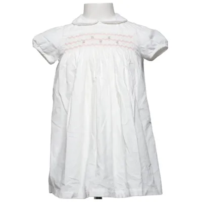 Dress (White) from The Little White Company Organic cotton