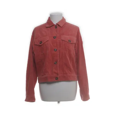 Jeansjacka (Röd) från Forever 21 Bomull