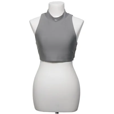 Crop top (Grijs) van Alo Yoga Elastaan, Polyester
