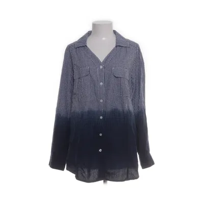 Skjorta (Blå, Vit) från Ulla Popken Bomull