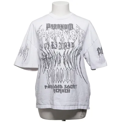 T-shirt (Wit, Zwart) van Black Squad Katoen, Polyester