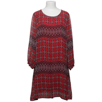Dress (Red, Multicolored) from Viveca N Polyester