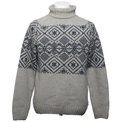 Turtleneck (Gray) from Ullmax Acrylic, Nylon, Wool